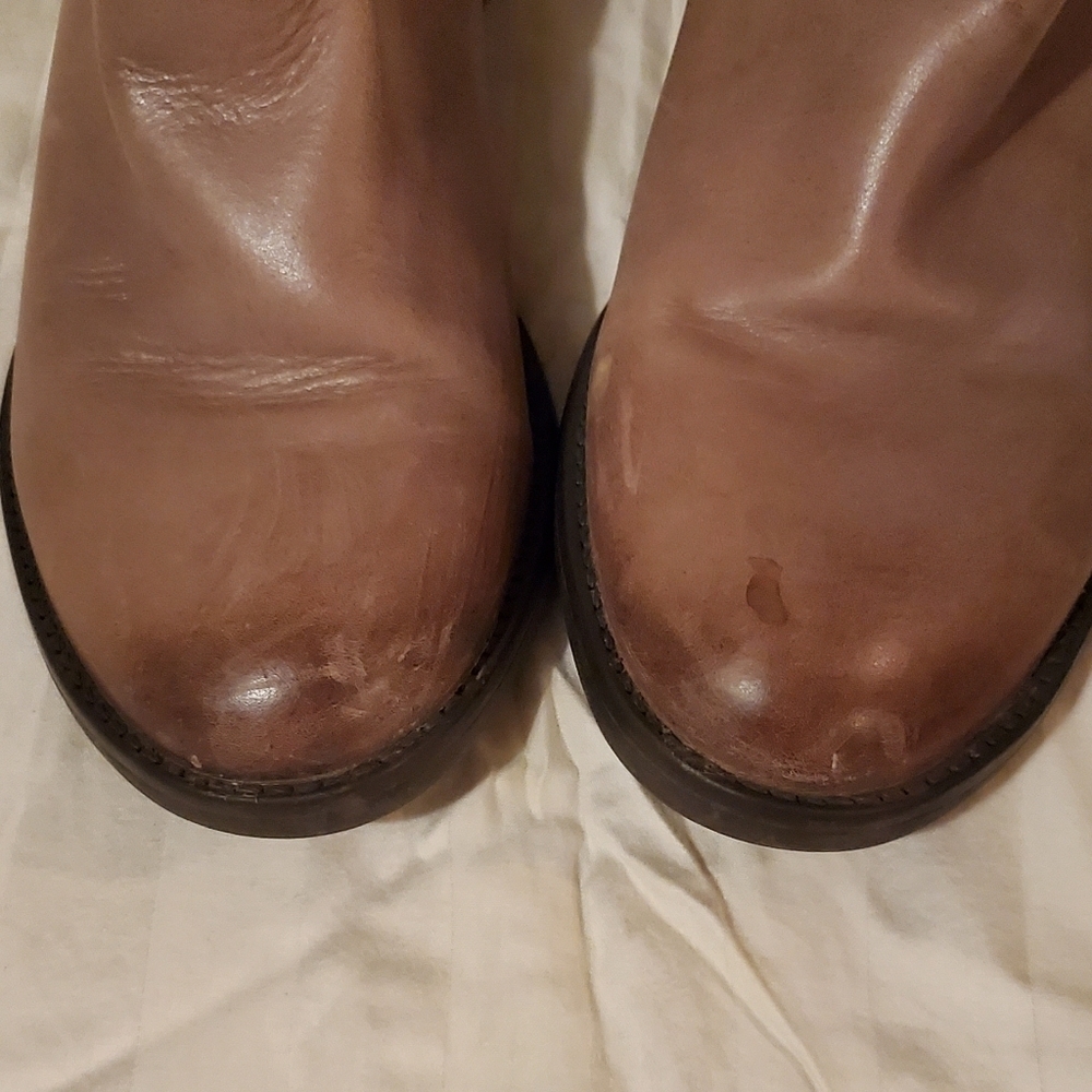 Bussola Taupe Leather Trapani Boots - Picture 6 of 16